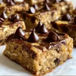high-protein Greek yogurt banana chocolate fudge bars