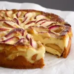 Sugar-Free German Apple Custard Cake (Soft, Creamy & Melt-in-Your-Mouth Delicious!)