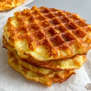 Crispy Cottage Cheese Chaffle