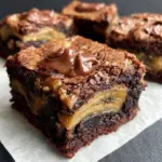 Peanut Butter Banana Brownies