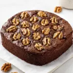 Brownie Walnut Cake