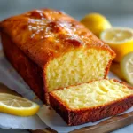 Greek yogurt lemon loaf cake