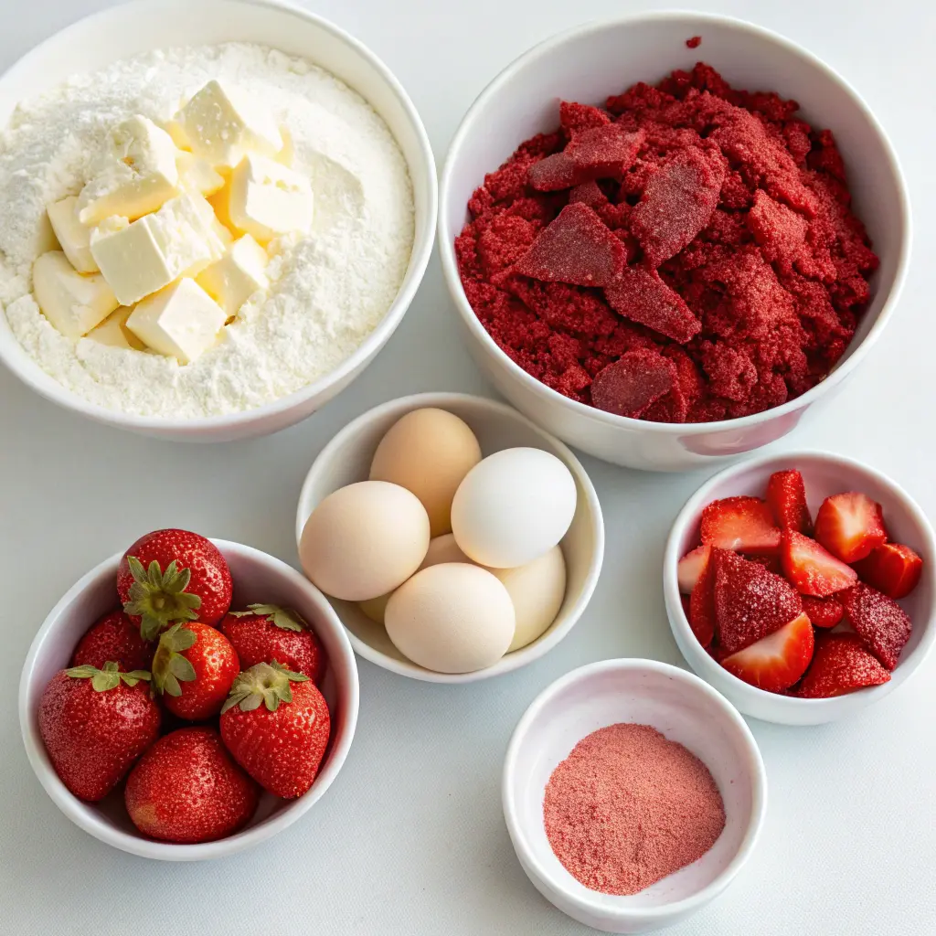 Red Velvet Strawberry Cheesecake 7 Red Velvet Strawberry Cheesecake