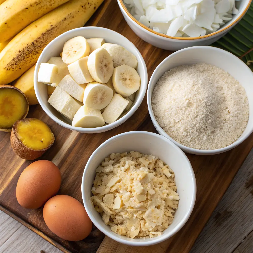 Warm Banana Coconut Morning Bake