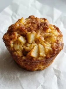 3-Ingredient Apple Pie Oat Muffins