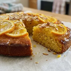 Almond Saffron Citrus Cake
