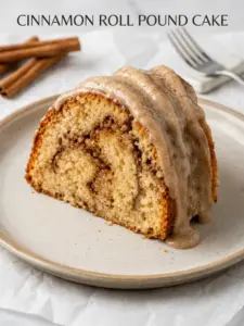 Cinnamon Roll Pound Cake