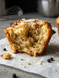 Savory Parmesan Black Pepper Oat Muffins