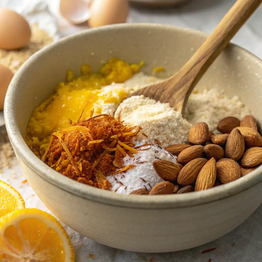 Almond Saffron Citrus Cake – An Elegant, Moist Cake with Bright Citrus & Floral Saffron 8 Almond Saffron Citrus Cake