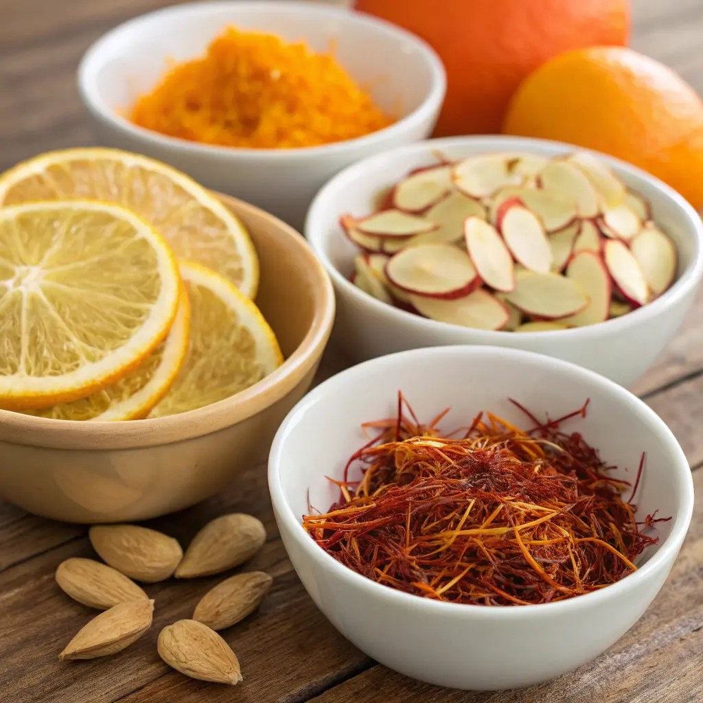 Almond Saffron Citrus Cake – An Elegant, Moist Cake with Bright Citrus & Floral Saffron 7 Almond Saffron Citrus Cake