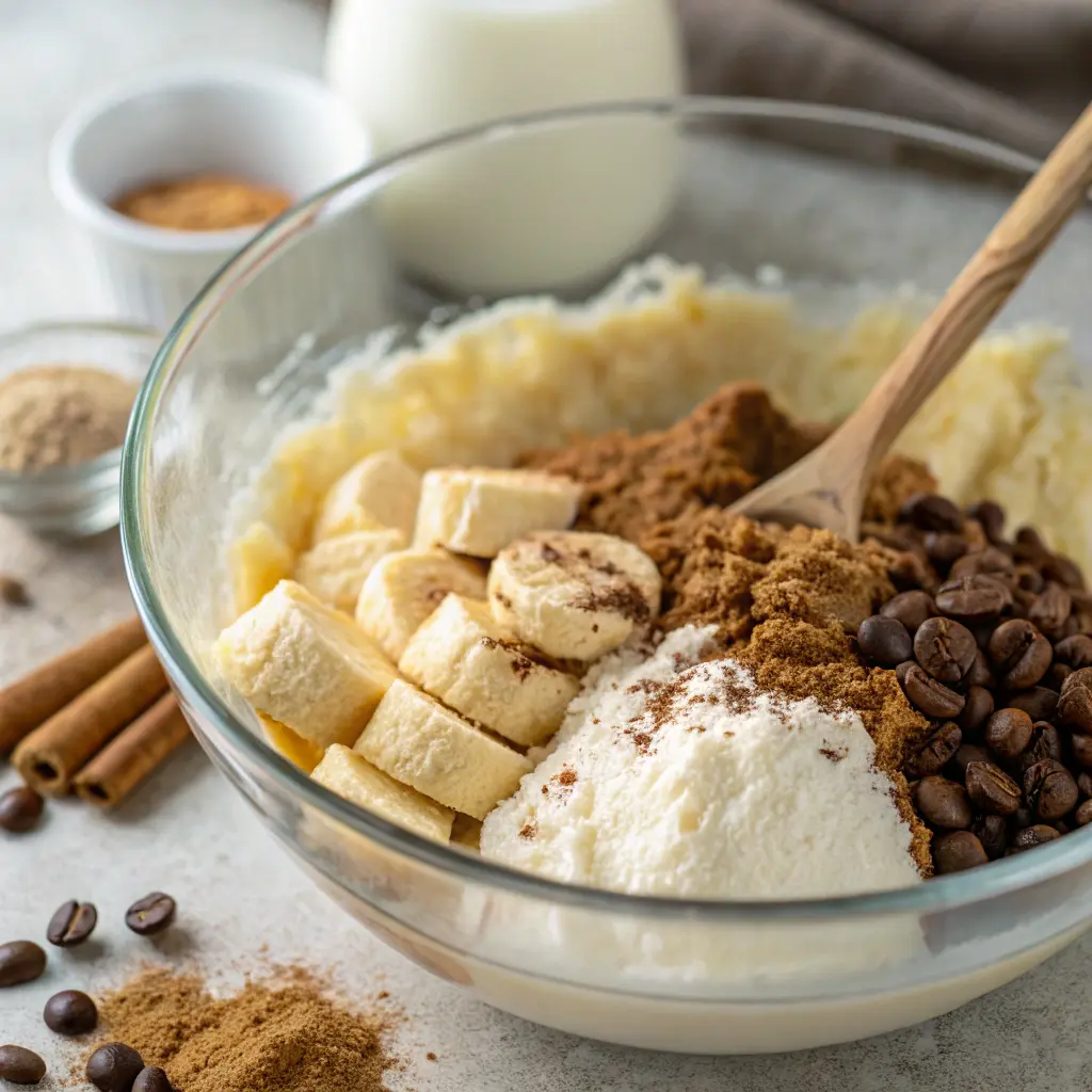 Thick & Moist Banana Cinnamon Greek Yogurt Coffee Cake with Crumb Top – The Ultimate Healthy Breakfast Treat