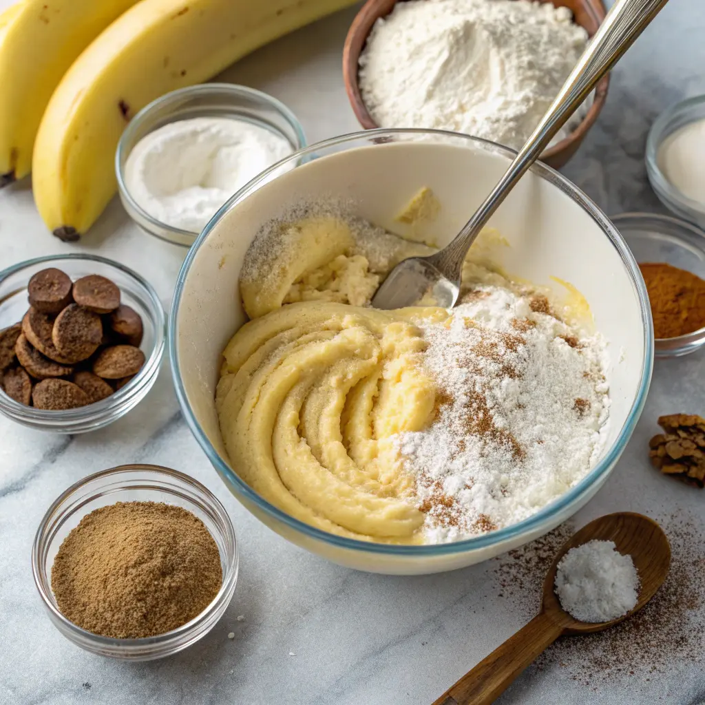 Healthy Banana Cinnamon Greek Yogurt Marble Bread – Soft, Moist & Beautifully Swirled