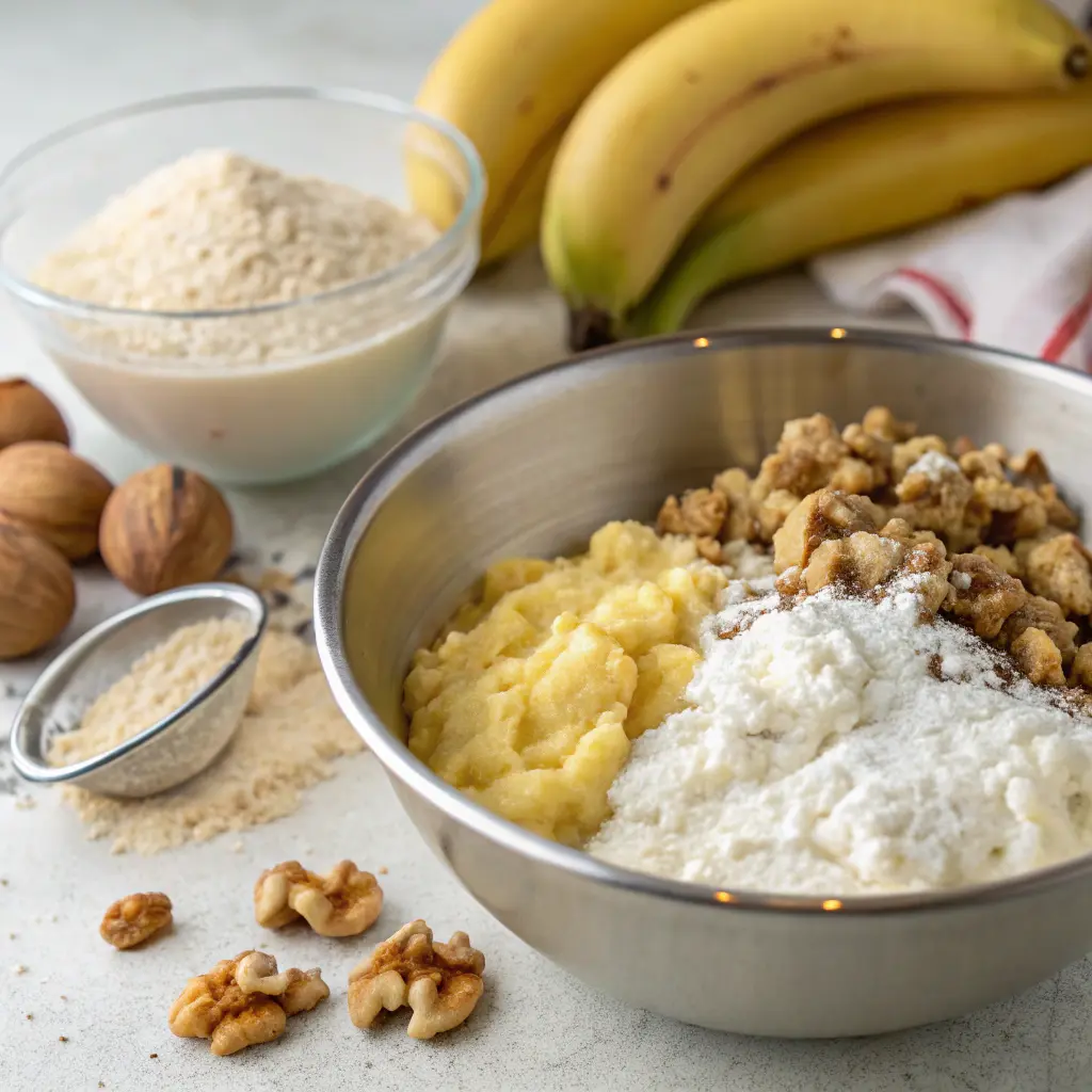 Irresistible Banana Walnut Cottage Cheese Breakfast Muffins (Soft, High-Protein & Heavenly!) 8 Banana Walnut Cottage Cheese Breakfast Muffins