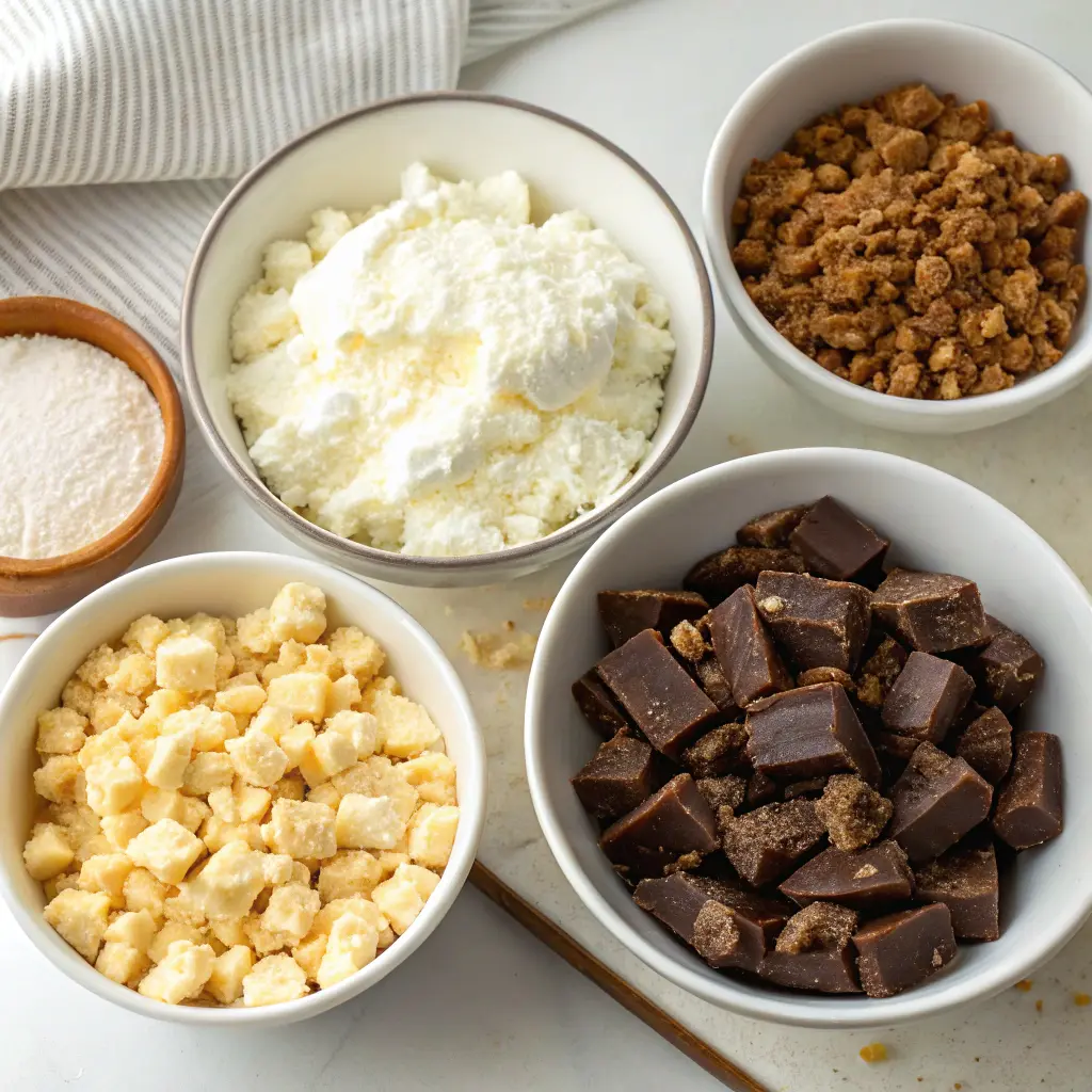 Cottage Cheese Snicker Squares