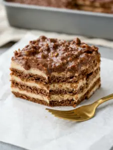 No-Bake Biscuit Cake