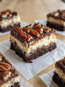 German Chocolate Poke Cake Bars