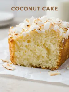 Coconut Cream Cheese Pound Cake