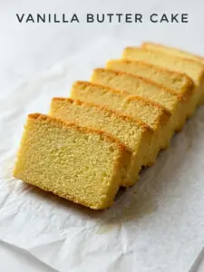 Vanilla Butter Cake Loaf