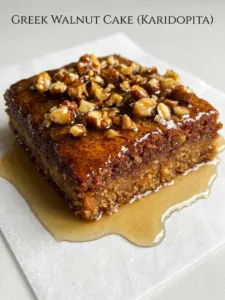 Greek Walnut Cake