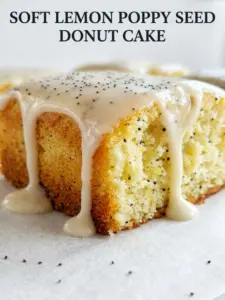 Lemon Poppy Seed Donut Cake