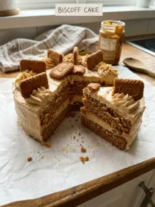 Biscoff Cookie Butter Cake