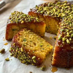 Flourless Orange Pistachio Cake
