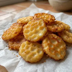 Crispy Cottage Cheese Chips