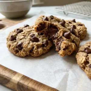 Banana Cinnamon Greek Yogurt Breakfast Cookies