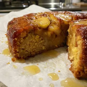 Ginger Apple Cake with Warm Lemon Sauce
