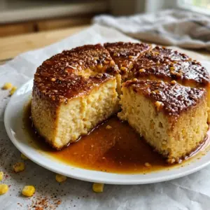 Cream Cheese Elote Flan