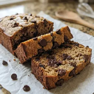 Greek Yogurt Chocolate Chip Banana Bread