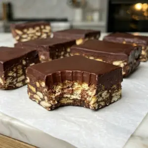 3-Ingredient Maria Cookie Chocolate Cake
