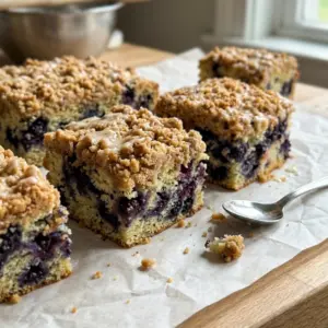 Blueberry Muffin Cake with Heavenly Vanilla Glaze