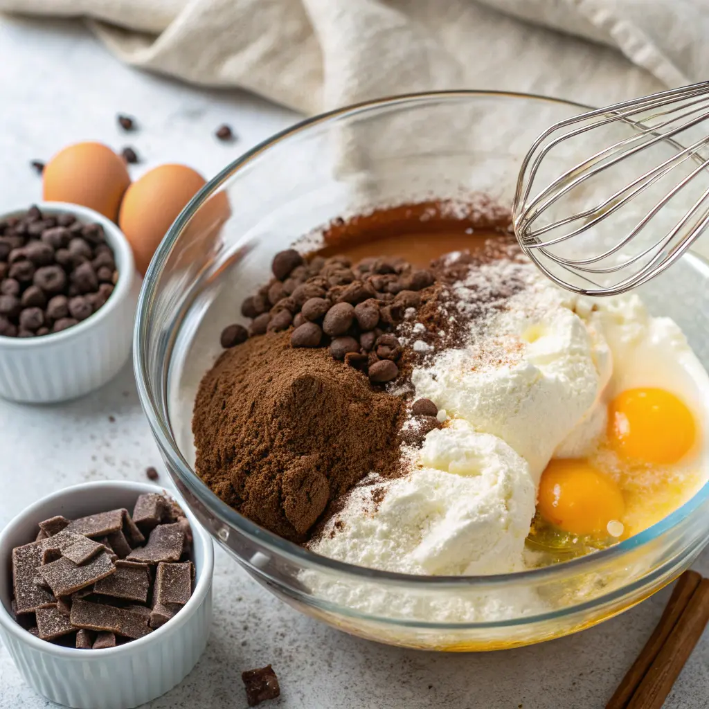 Flourless Chocolate Cottage Cheese Cheesecake