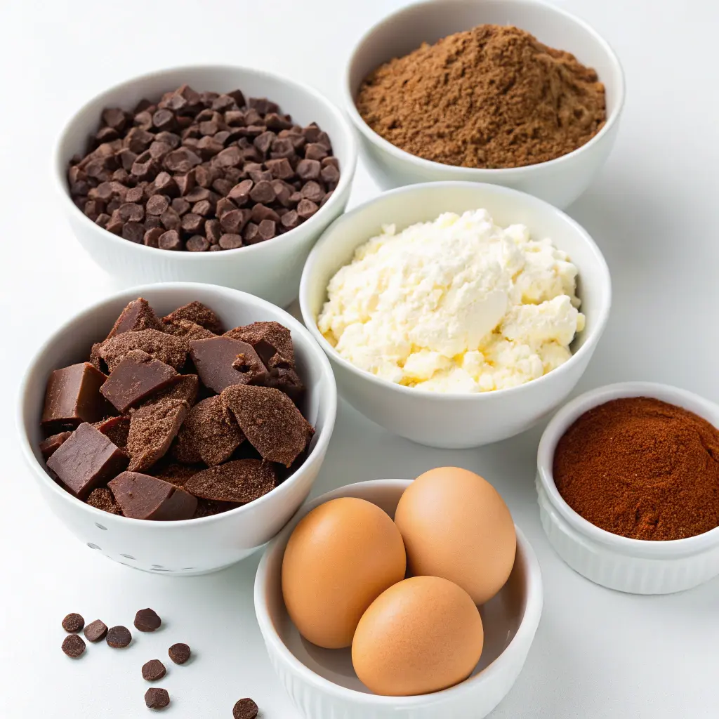 Flourless Chocolate Cottage Cheese Cheesecake