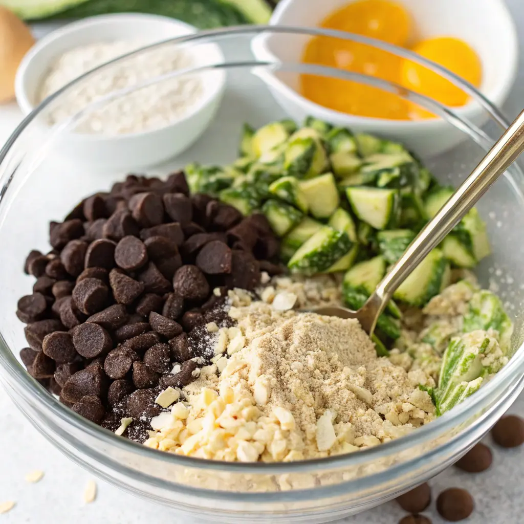 Flourless Chocolate Zucchini Oat Muffins