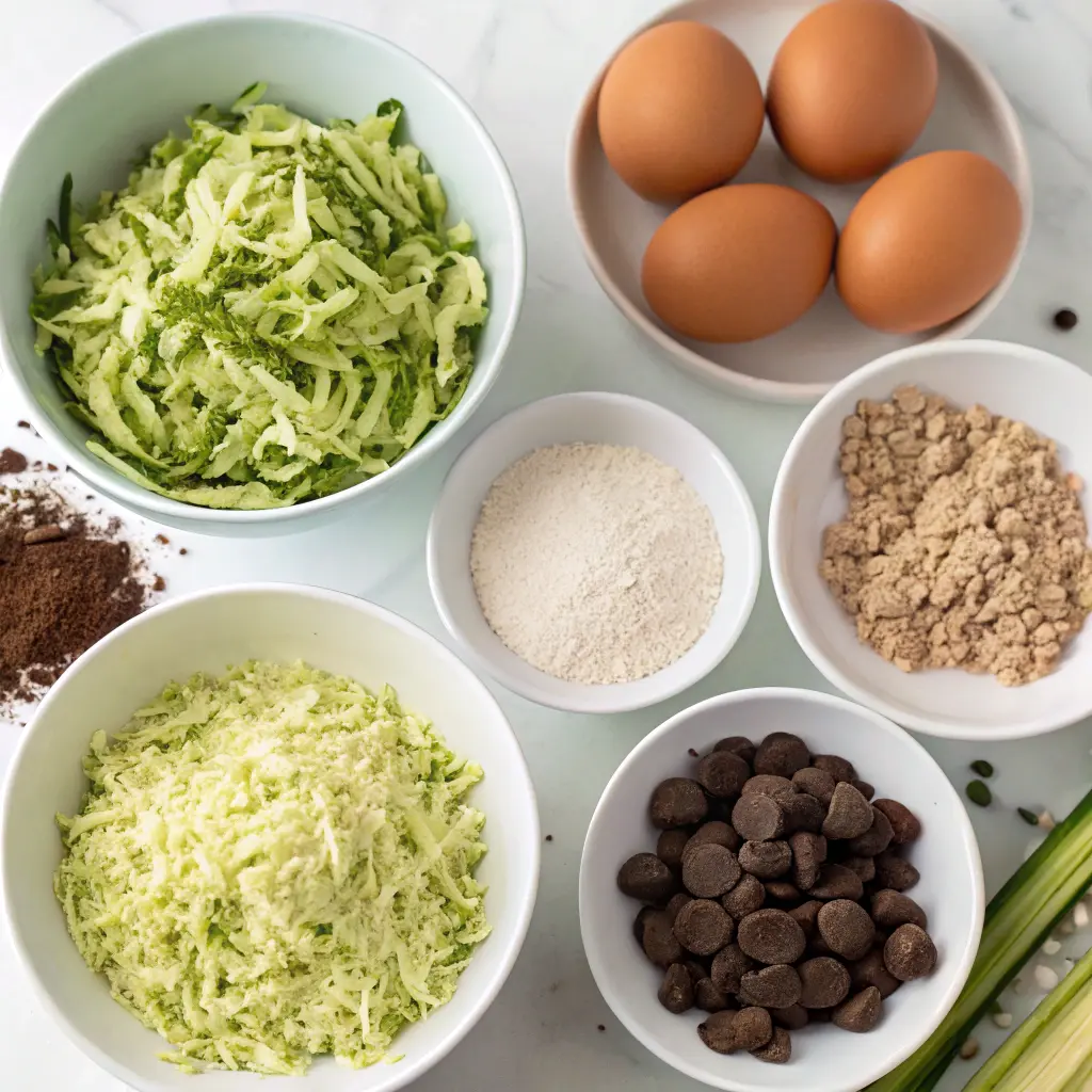 Flourless Chocolate Zucchini Oat Muffins