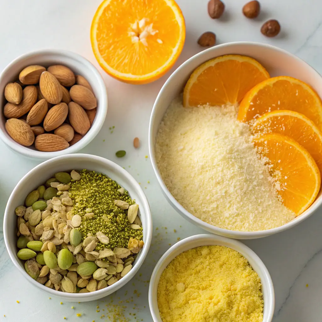 Flourless Orange Pistachio Cake