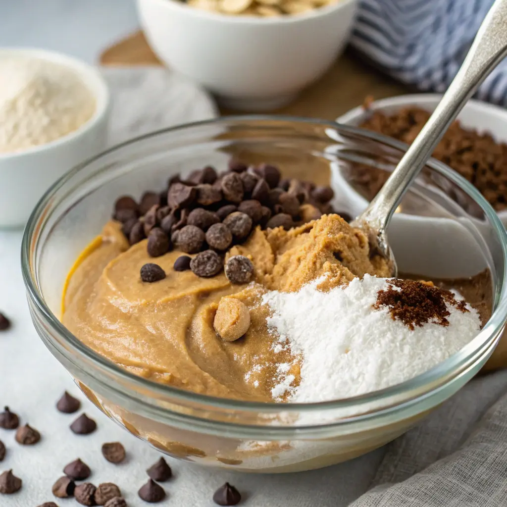 Fudgy Peanut Butter Banana Greek Yogurt Brownie