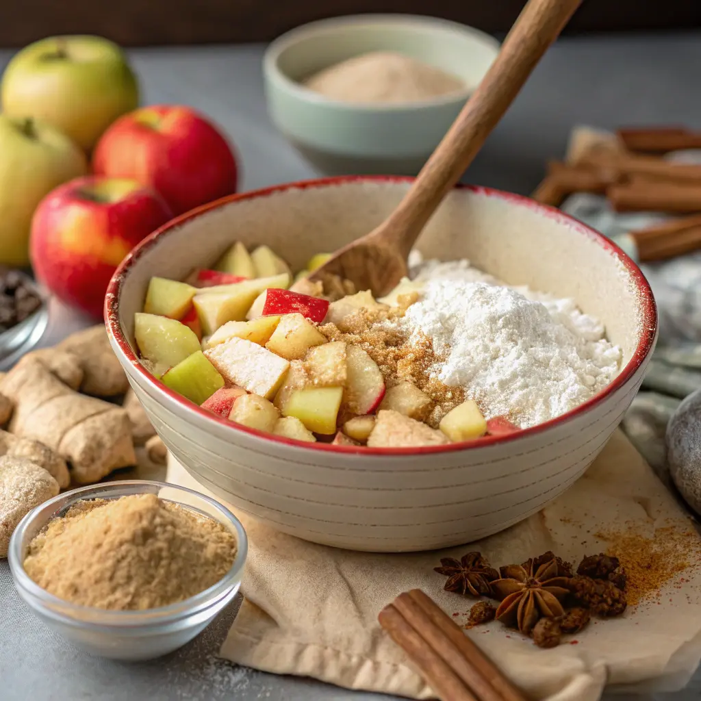 Ginger Apple Harvest Cake