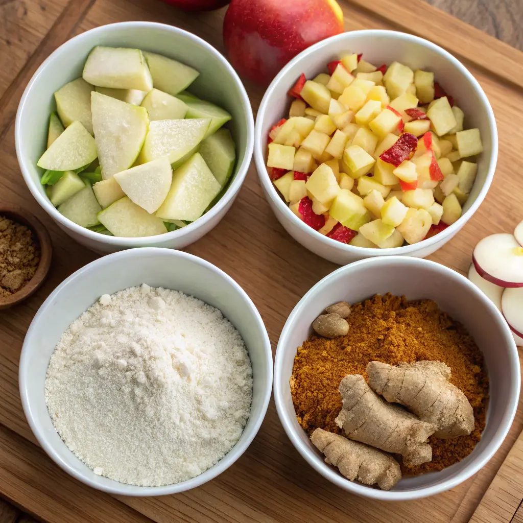 Ginger Apple Harvest Cake