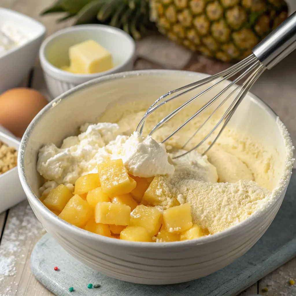 Lazy Amish Pineapple Cheesecake Cake – The Ultimate Creamy, Tropical Dessert