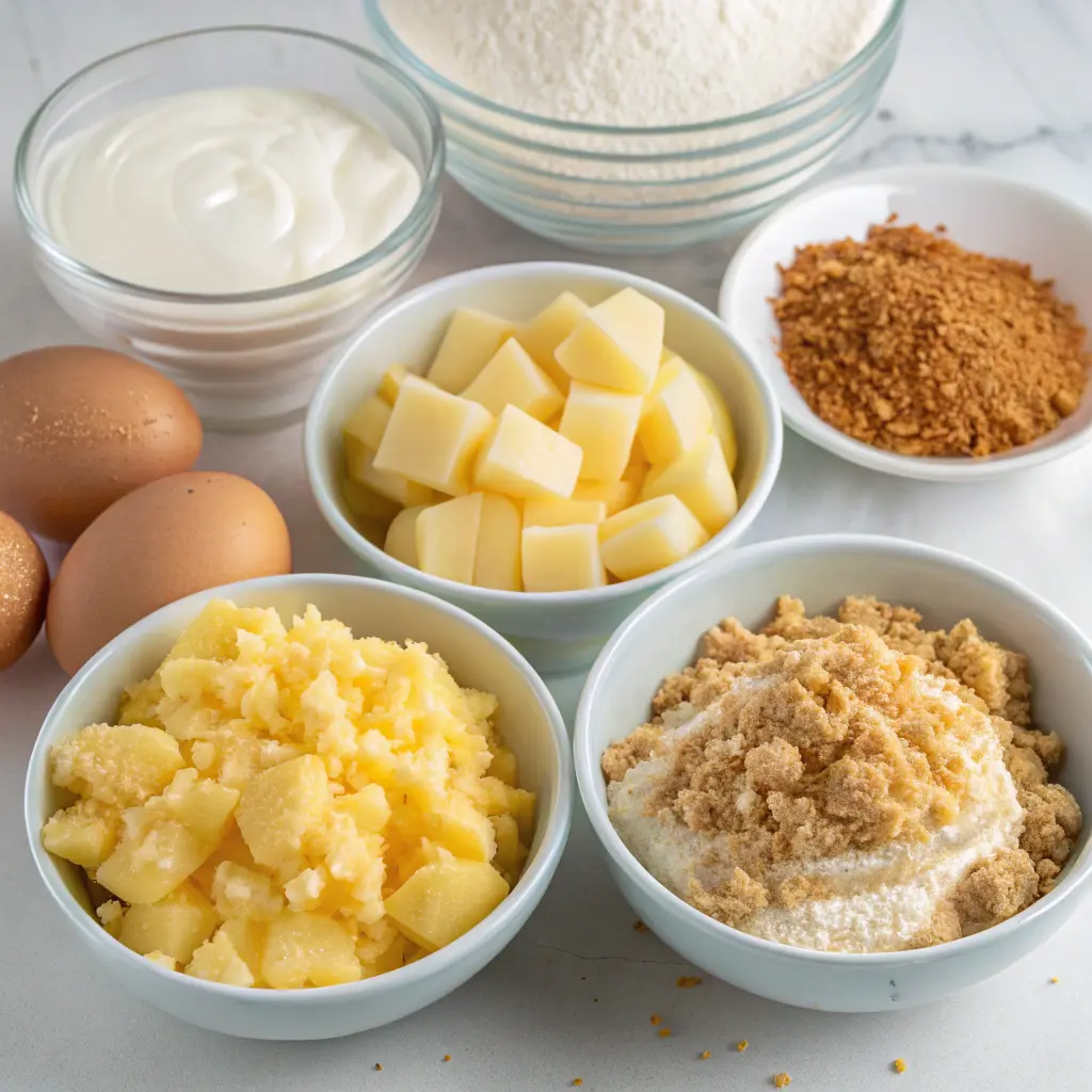 Lazy Amish Pineapple Cheesecake Cake – The Ultimate Creamy, Tropical Dessert