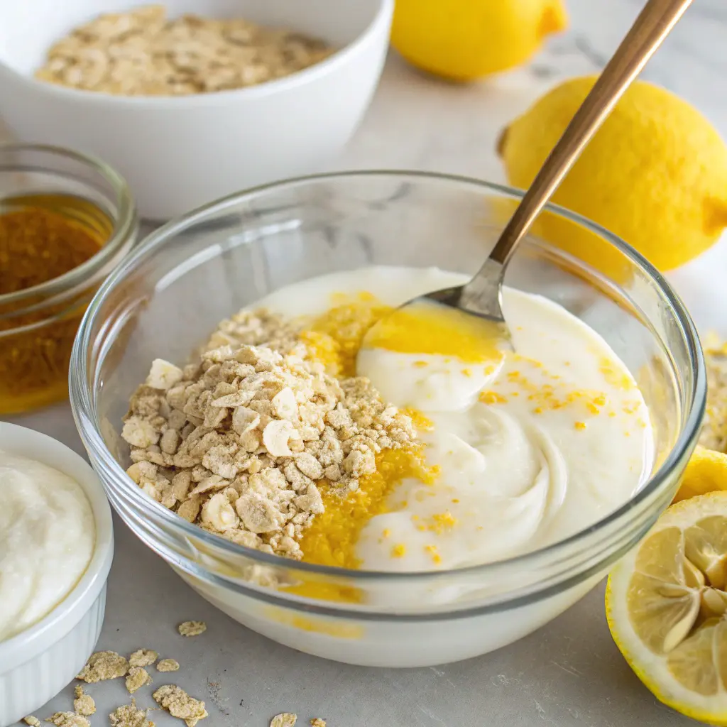 Lemon Greek Yogurt Snack Bars – Soft, Moist & Zesty Bright Citrus Treat 8 Lemon Greek Yogurt Snack Bars – Soft, Moist & Zesty Bright Citrus Treat