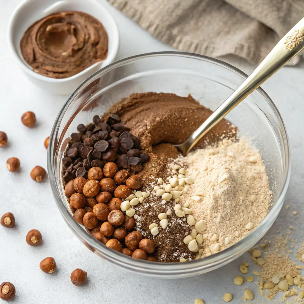 No-Flour Hazelnut Mocha Oat Bread
