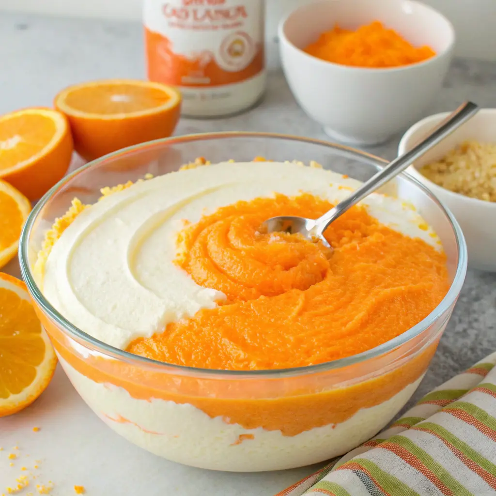Orange Creamsicle Poke Cake (An Irresistibly Refreshing Summer Dessert!) 8 Orange Creamsicle Poke Cake