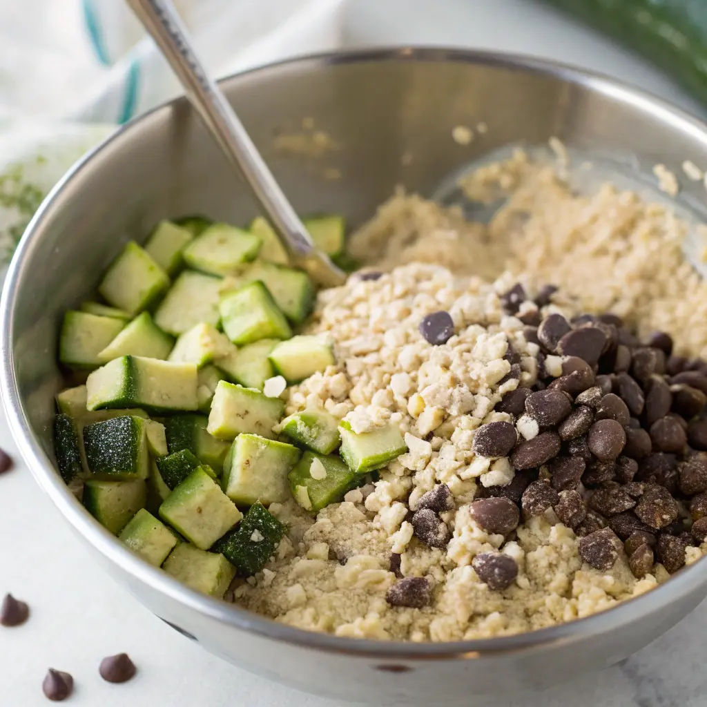 Amazing One-Bowl Zucchini Chocolate Chip Oat Muffins – 12 Moist & Healthy Bakery-Style Muffins 8 Zucchini Chocolate Chip Oat Muffins