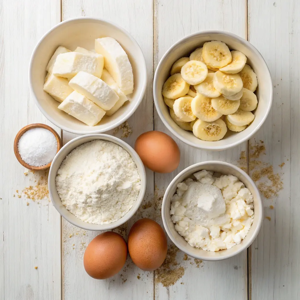 Banana Sweetened Cottage Cheese Muffins