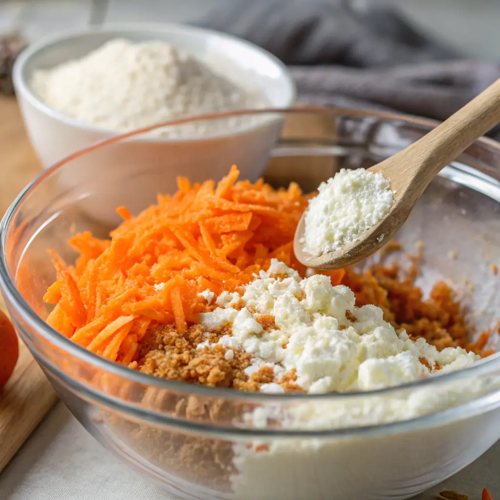 Carrot Cake Cottage Cheese Bake