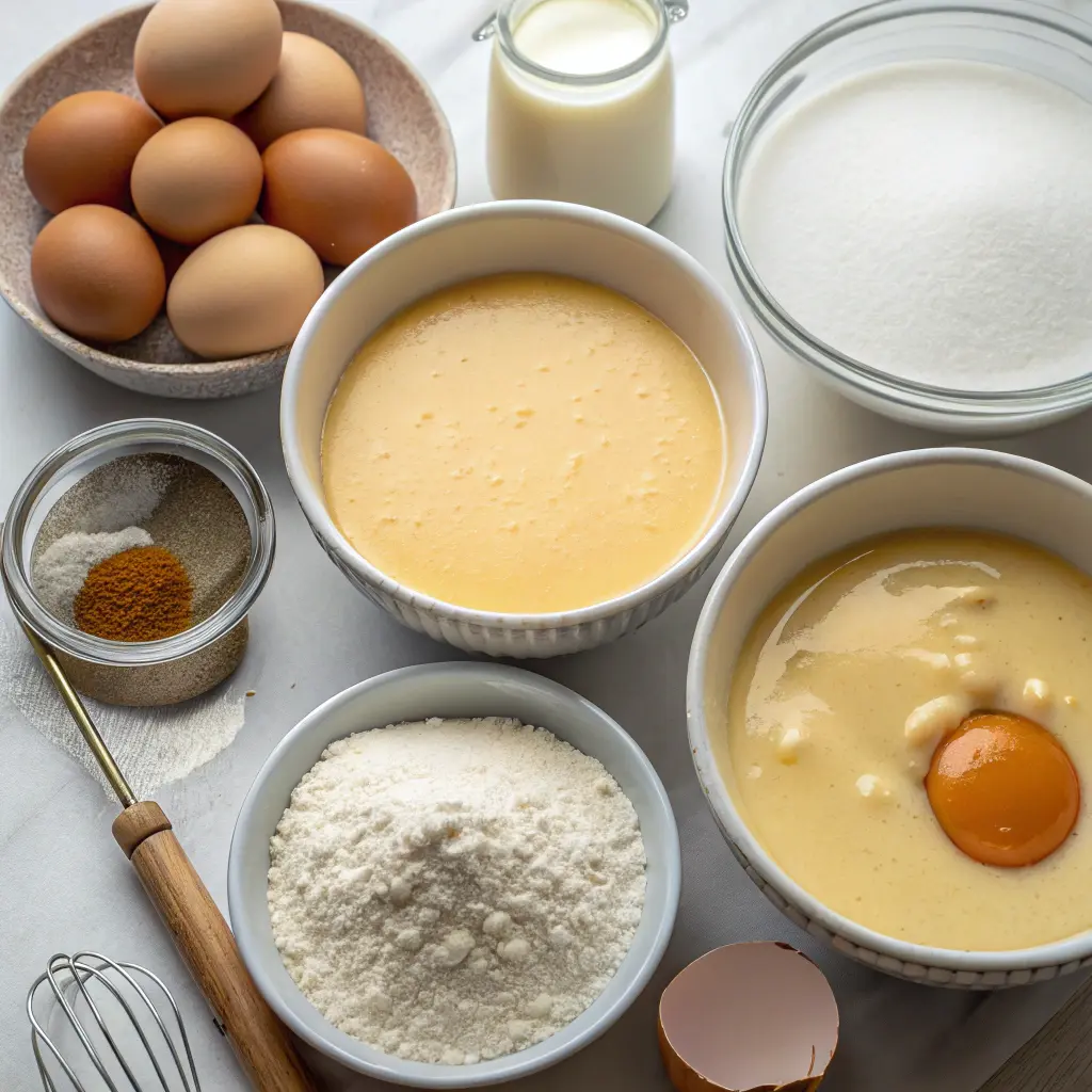 Creamy Baked Custard Cake (Crustless Cheesecake Style)